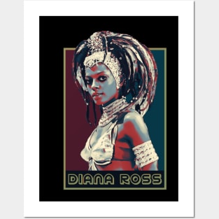 Retro diana ross indiana Posters and Art